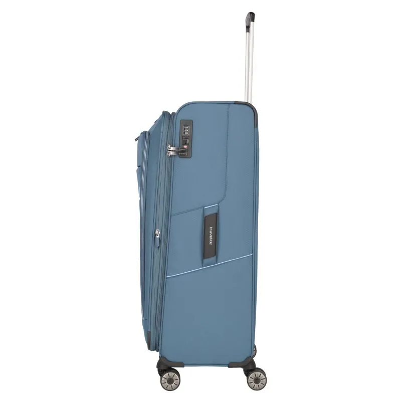 Travelite SKAII Trolley 4 Rollen L - Panoramablau