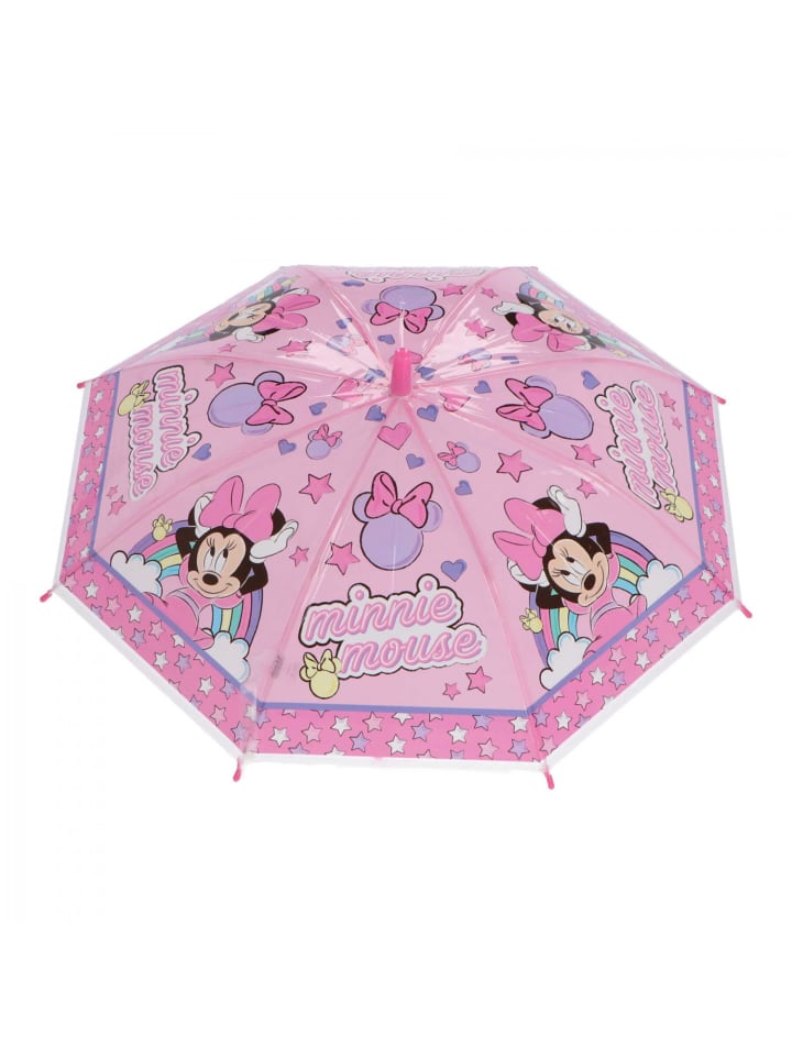 Disney Minnie Mouse Minnie Maus Kinder Regenschirm für Mädchen 68 cm Durchmesser in Rosa günstig kaufen onesize