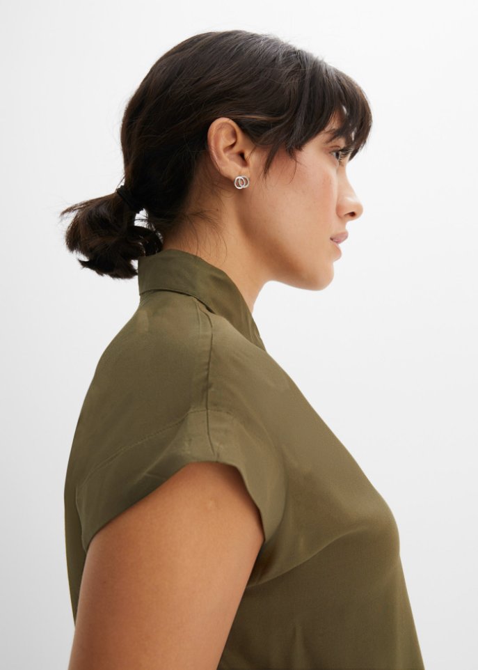 Bluse in Boxy-Form