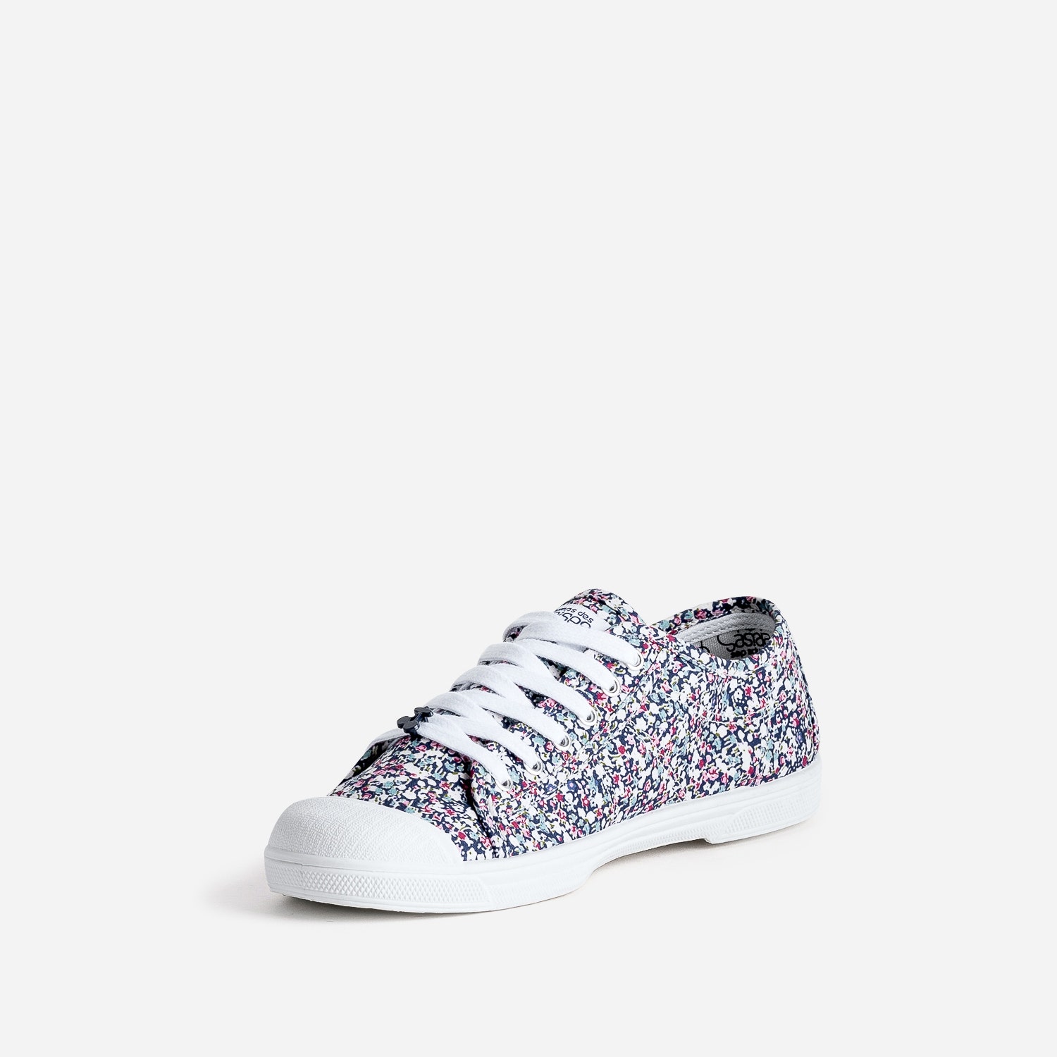 Tennis LE TEMPS DES CERISES toile micro fleurs