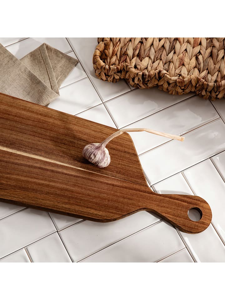 Homla Schneidebrett ''Mooka'' in Braun - (L)60 x (B)23 cm günstig kaufen onesize