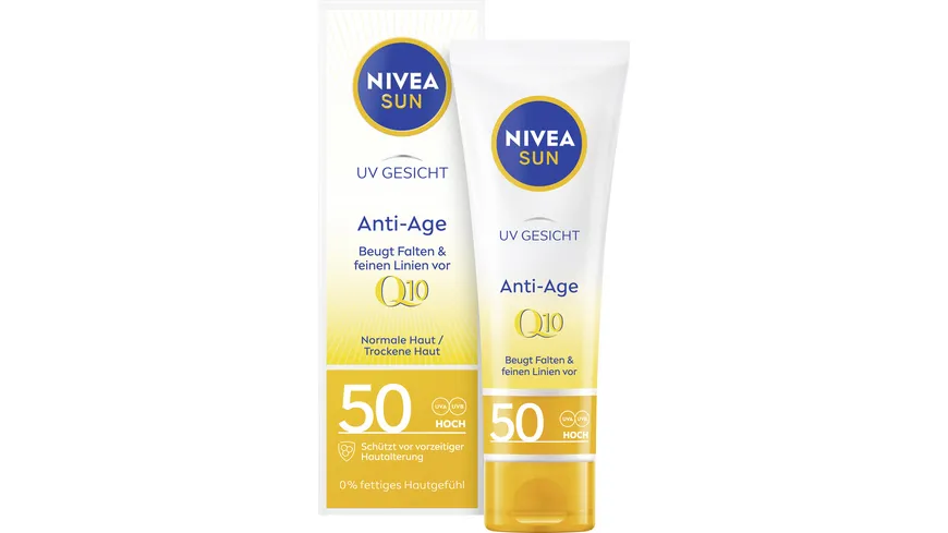 NIVEA SUN Anti-Age UV Sonnenschutz Q10 LF50 50 ml