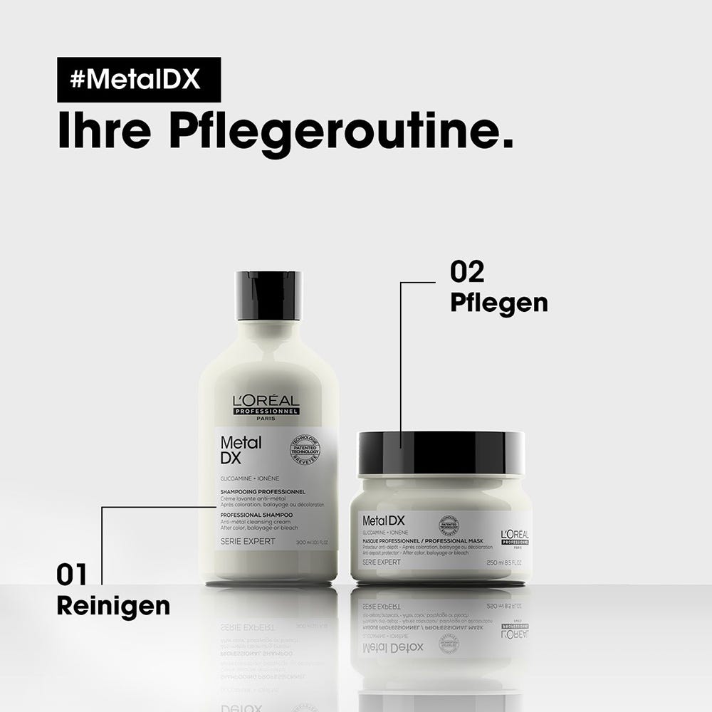 L'Oréal Professionnel Paris Serie Expert Metal DX Shampoo+Chroma Creme Grün Bundle