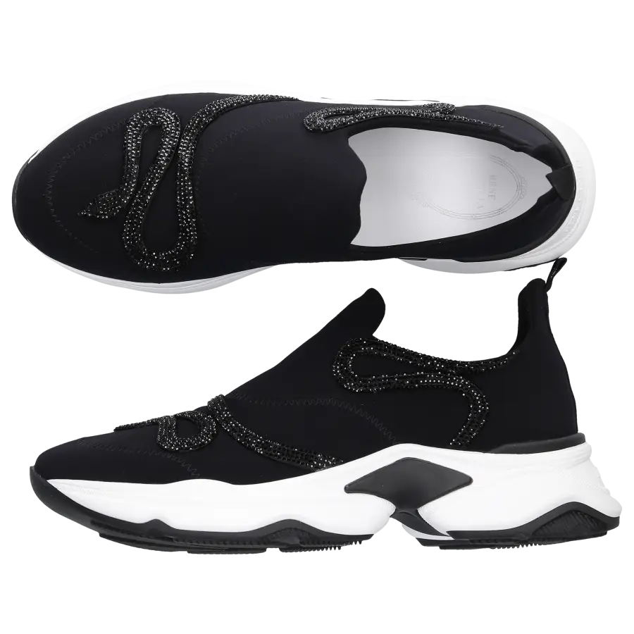 Rene Caovilla - Sneaker low CLEO RUNNING Textil - schwarz