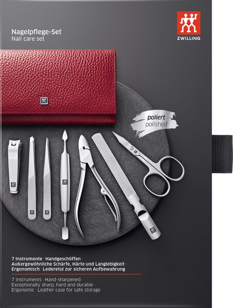 ZWILLING Beauty Classic Nagelpflege-Set - red Maniküre-Set