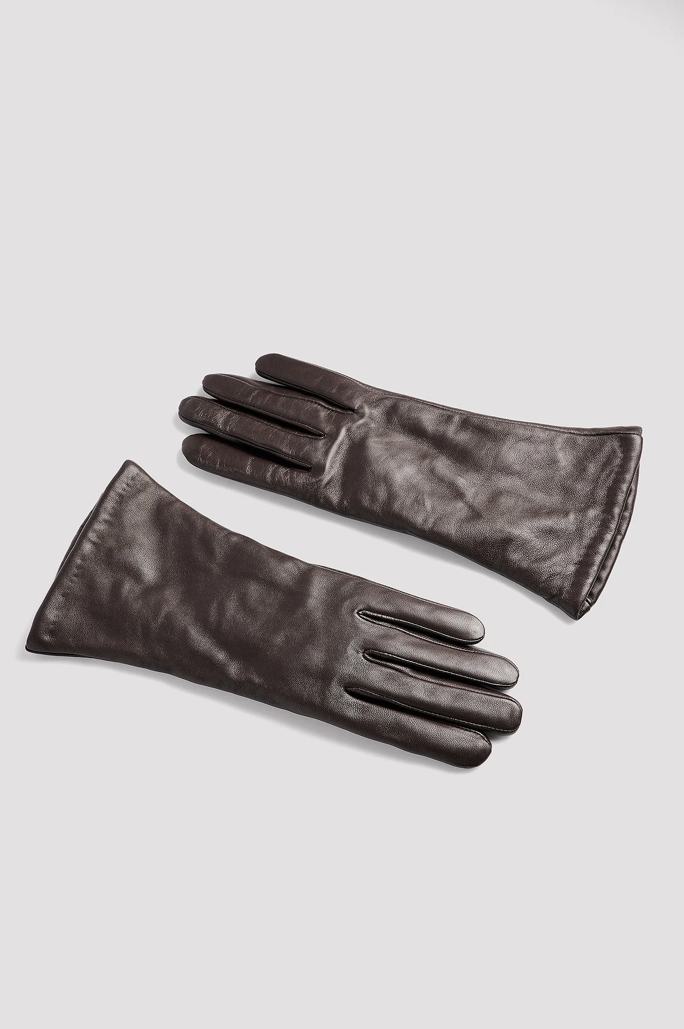 Lederhandschuhe mit breitem Profil