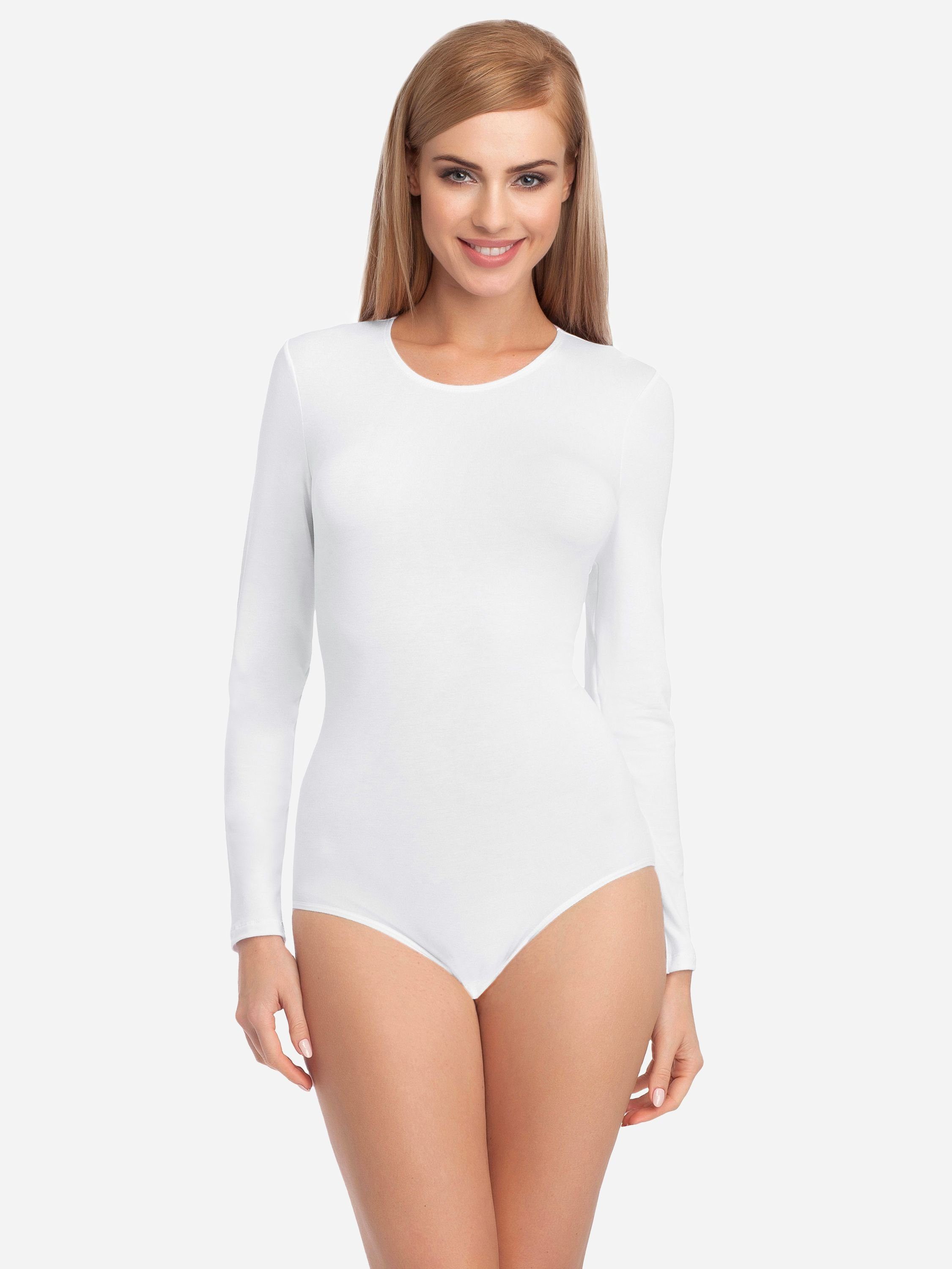 Merry Style Body Damen Langarm Body BD109