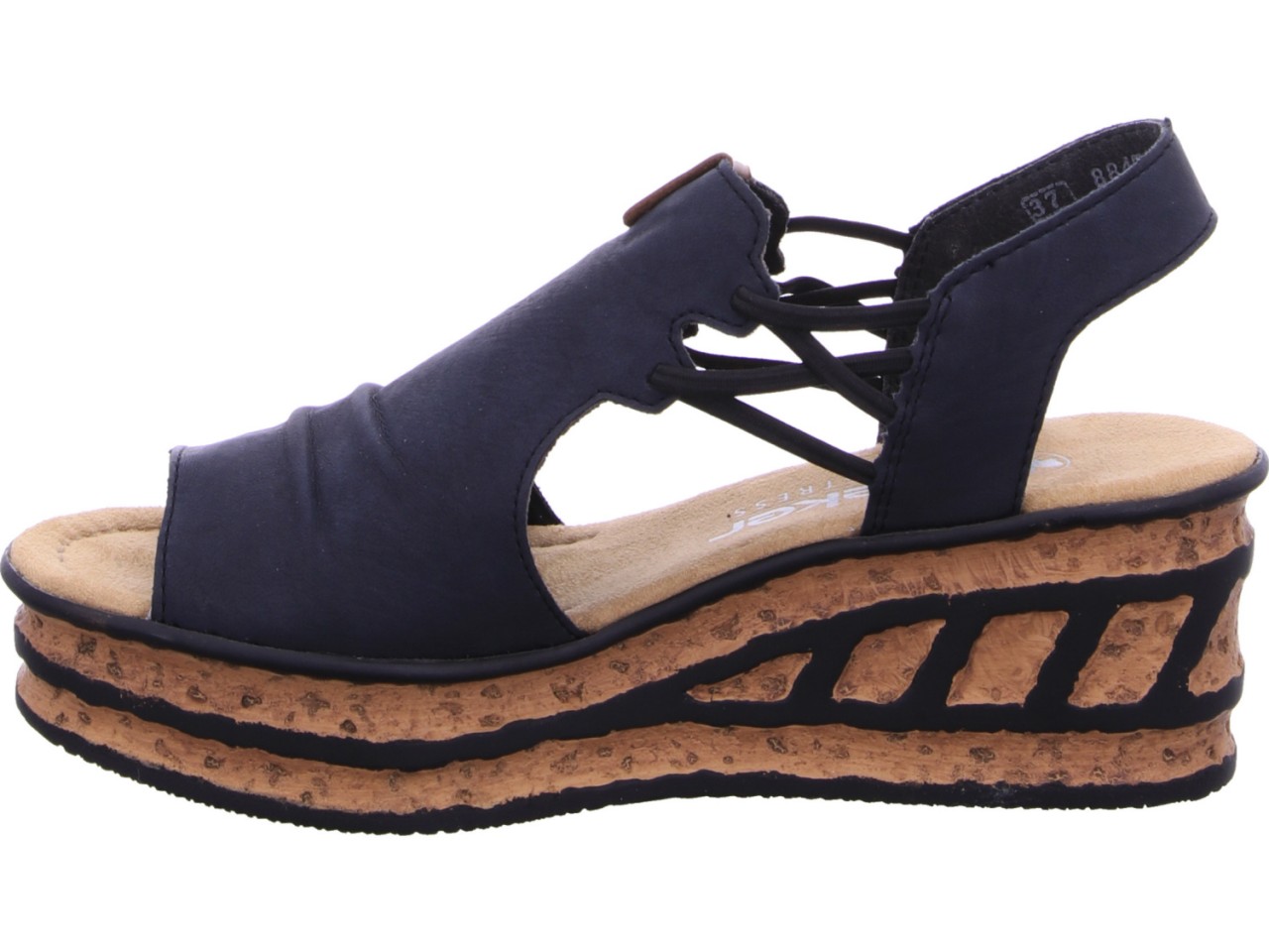 RIEKER Klassische Sandalen blau