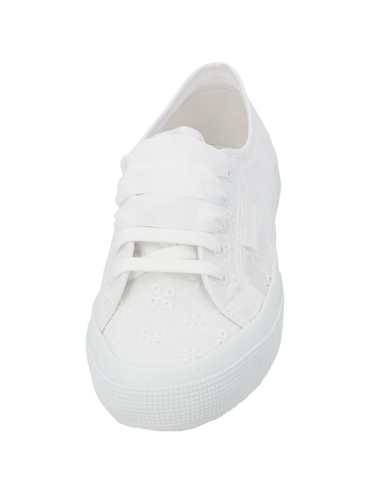 Superga Schnürschuhe in total white günstig kaufen