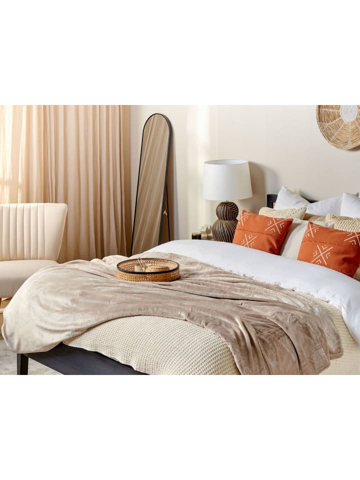 Beliani Kuscheldecke BAYBURT in Beige - (W) 150 x (H) 1 x (L) 200 cm günstig kaufen onesize
