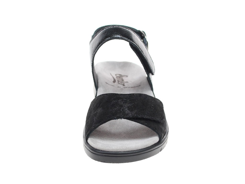 SEMLER Komfort Sandalen schwarz