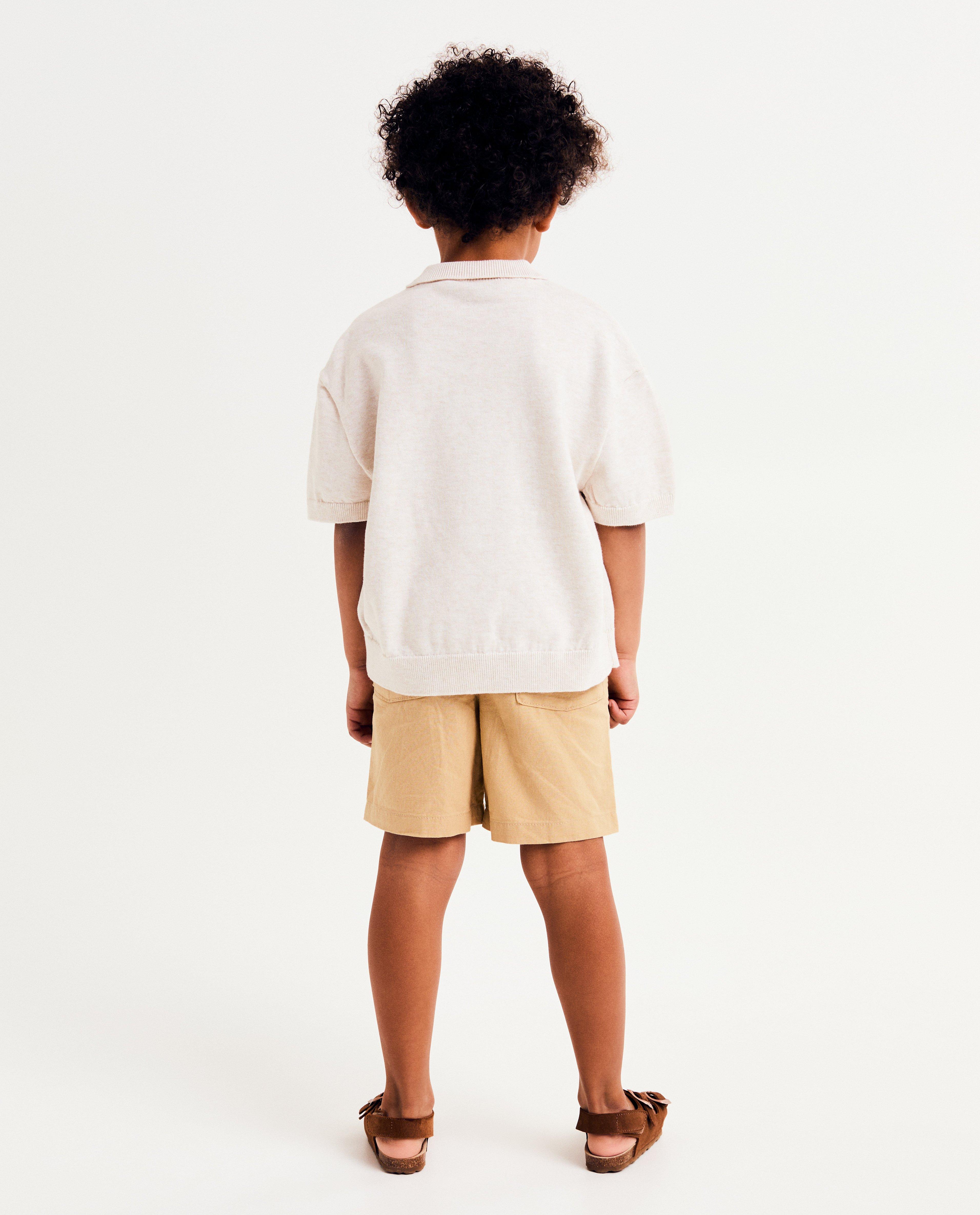 Maya Offwhite polo majica, oversized kroj z