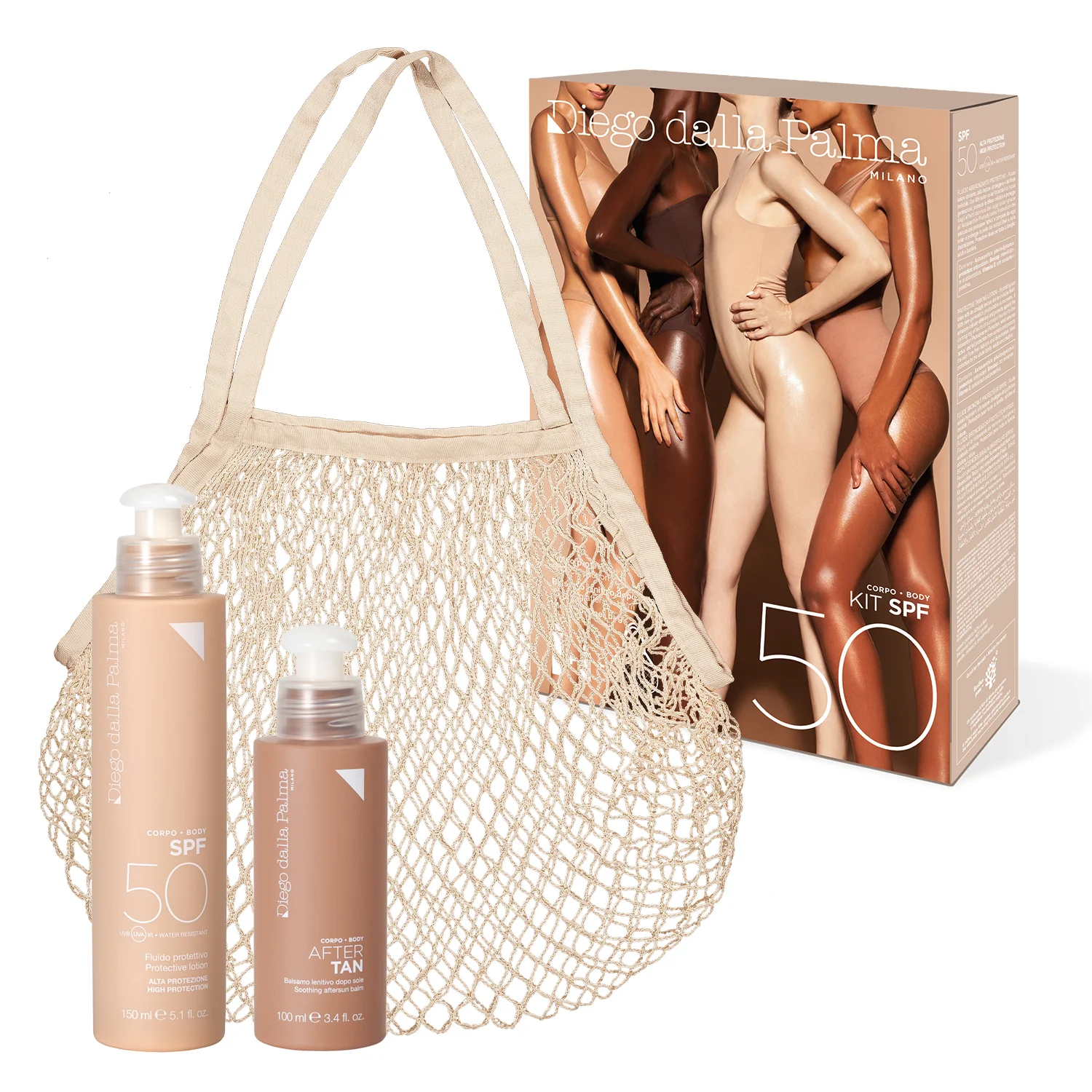 Sun Care BODY KIT SPF50 - Set za njegu sunca, Set za njegu sunca, Setovi za njegu sunca, Krema za tijelo s visokom zaštitom od sunca.
