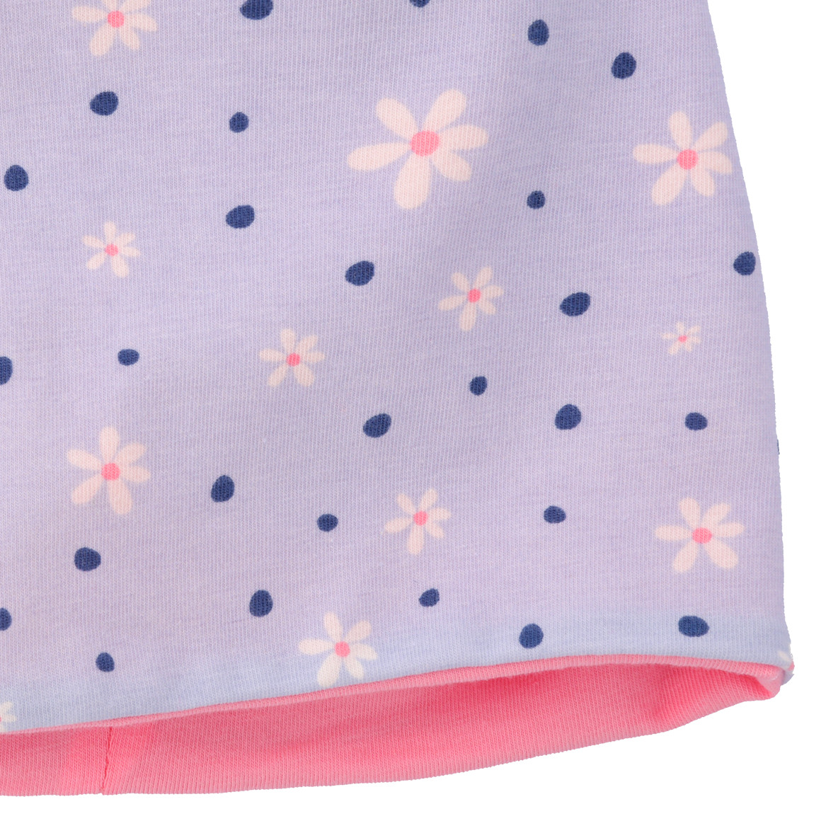 Mädchen Mütze mit Blumen-Allover