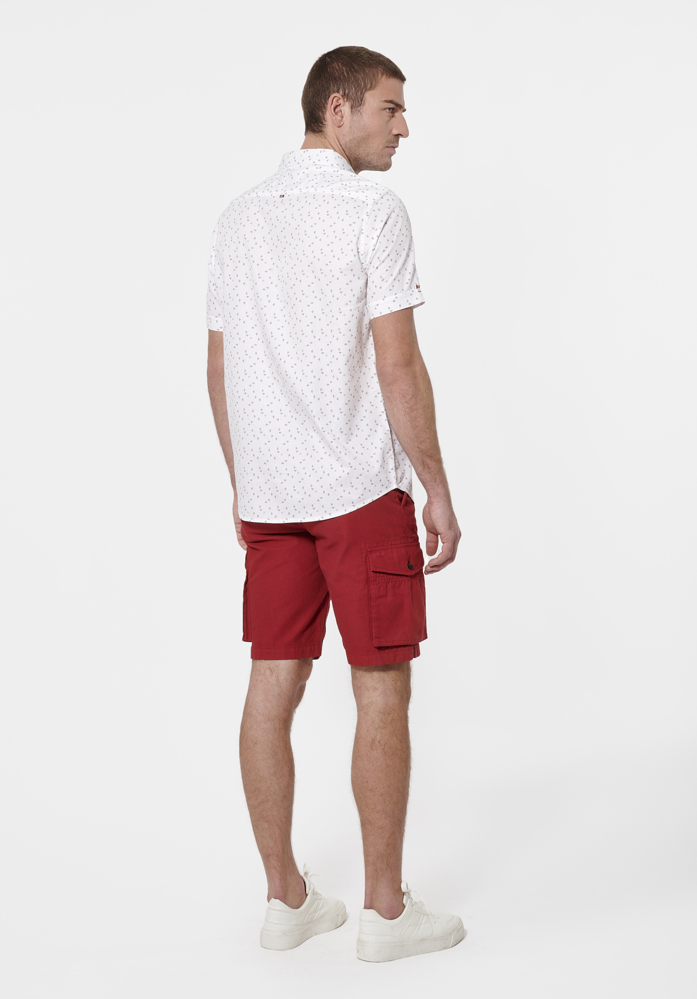 METZ   Chemise bleue Homme en 100% coton