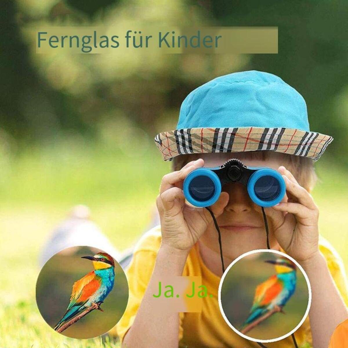 Devenirriche Fernglas für Kinder Vergrößerung 4X30 Fernglas
