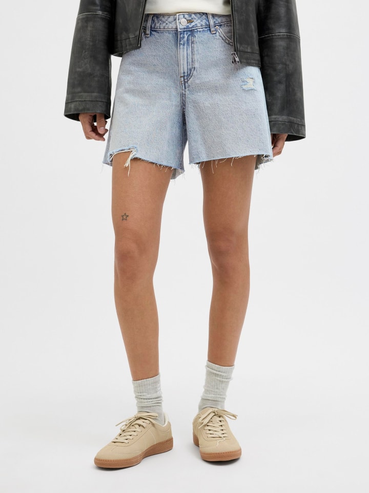 JJXX Jeans-Shorts in Light Blue Denim günstig kaufen