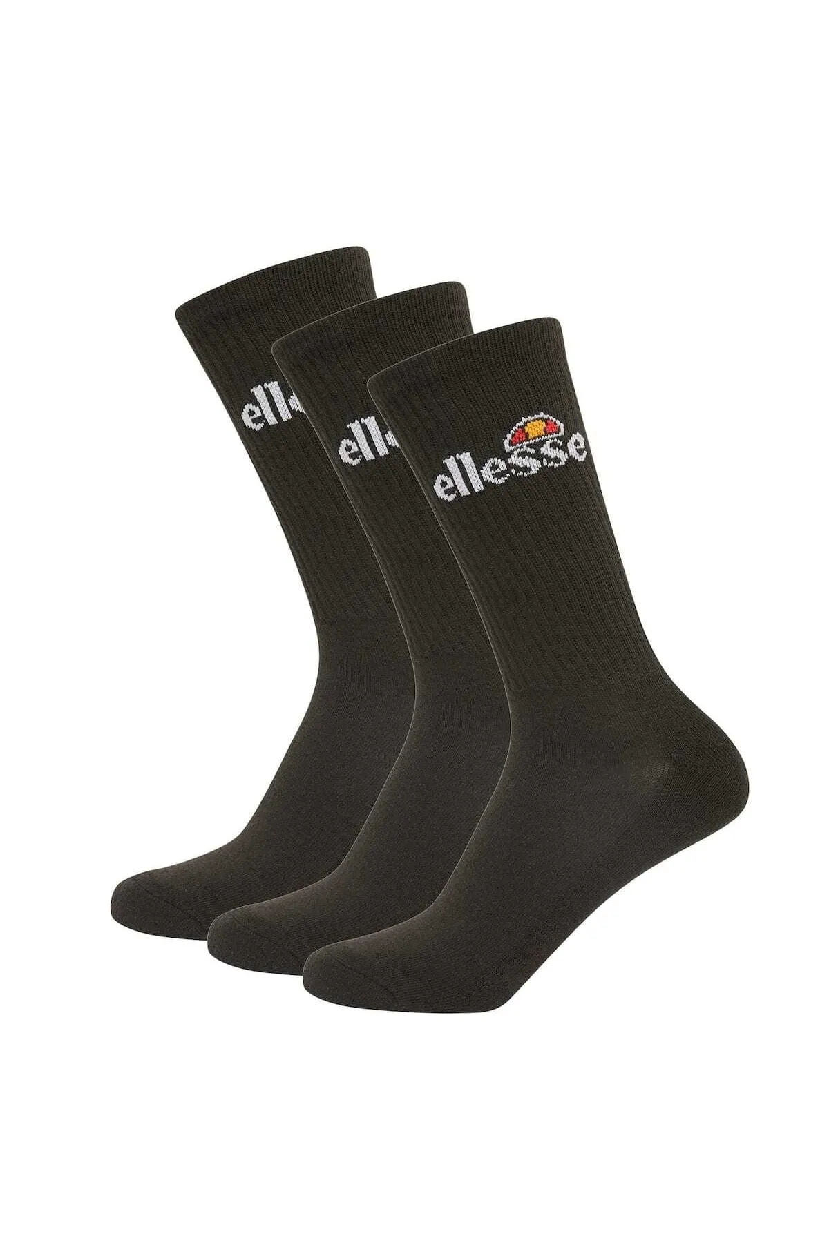 Ellesse  Unisex Sportsocken BISBA, 3 Paar - Crew Socken, Logo