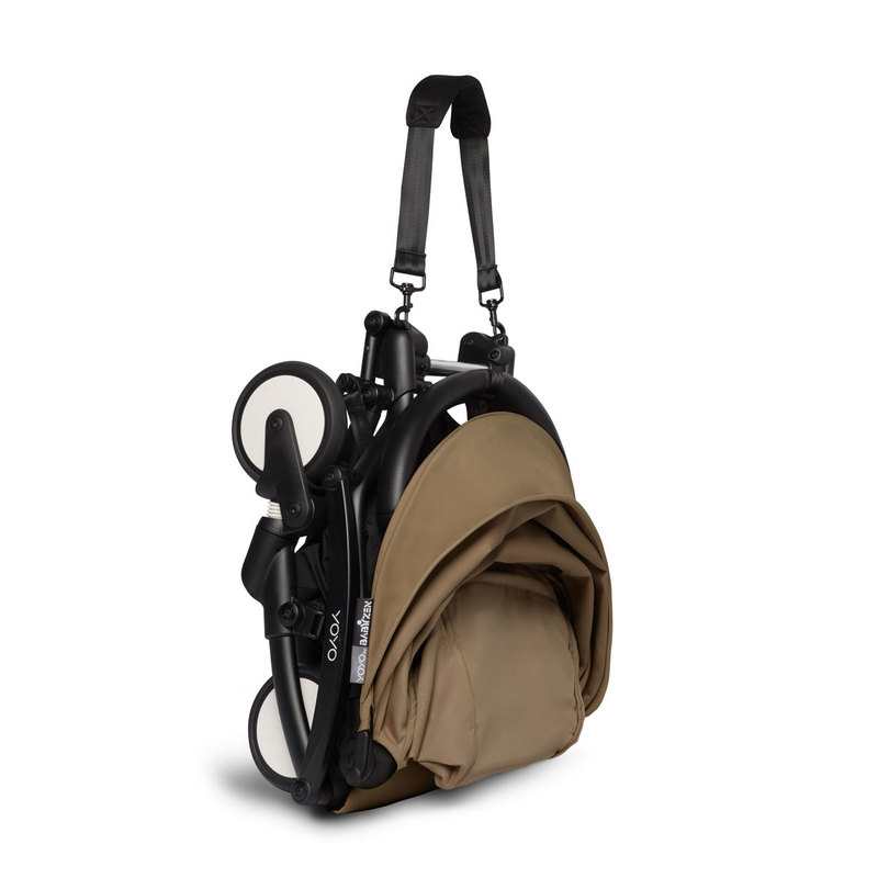 Poussette yoyo2 4 roues châssis noir assise 6+ toffee Babyzen