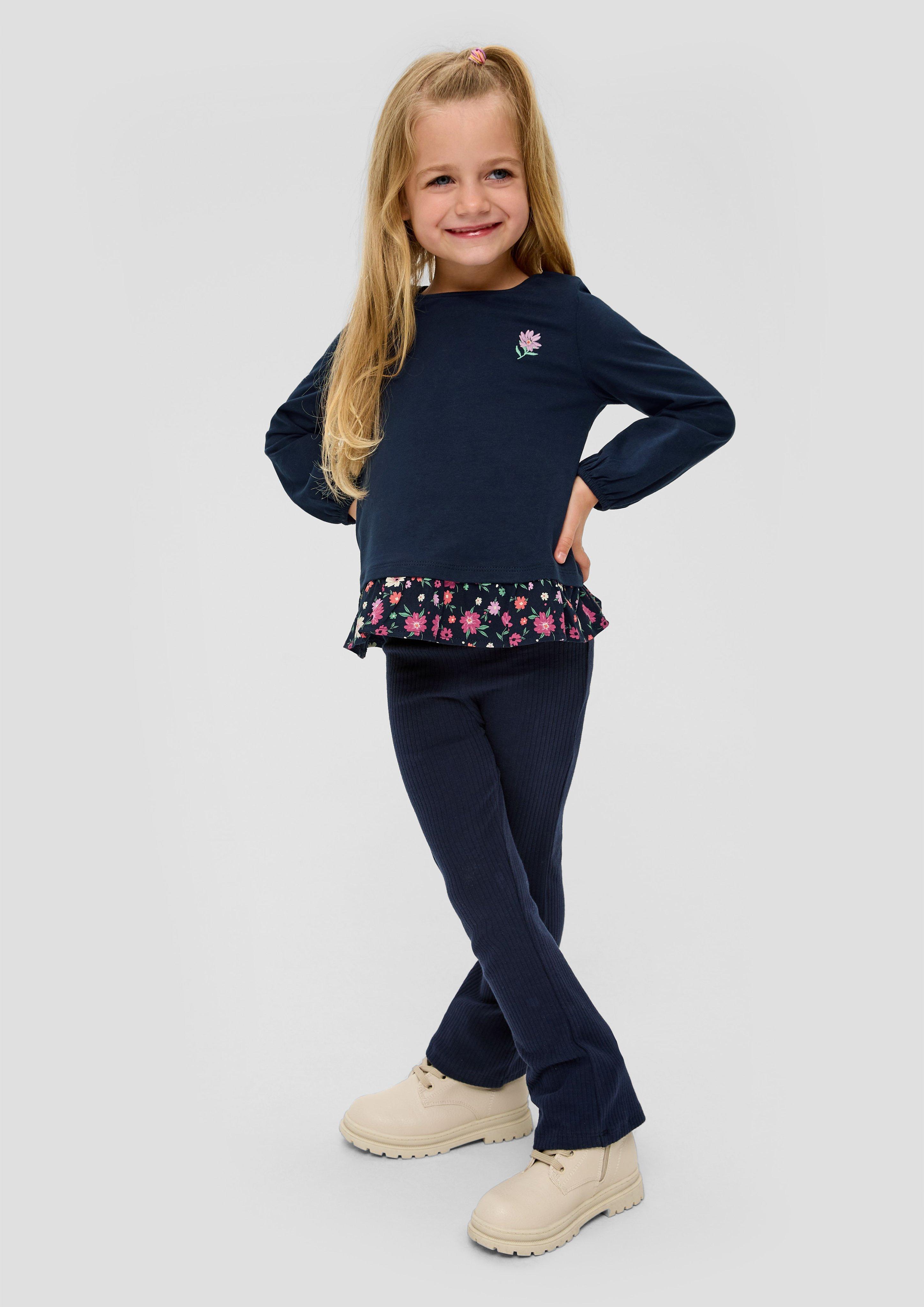 Longsleeve mit Volants  2133813-5952