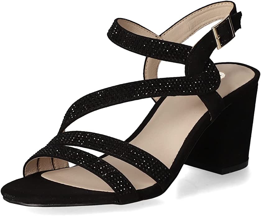 EDEL FASHION Klassische Sandalen schwarz