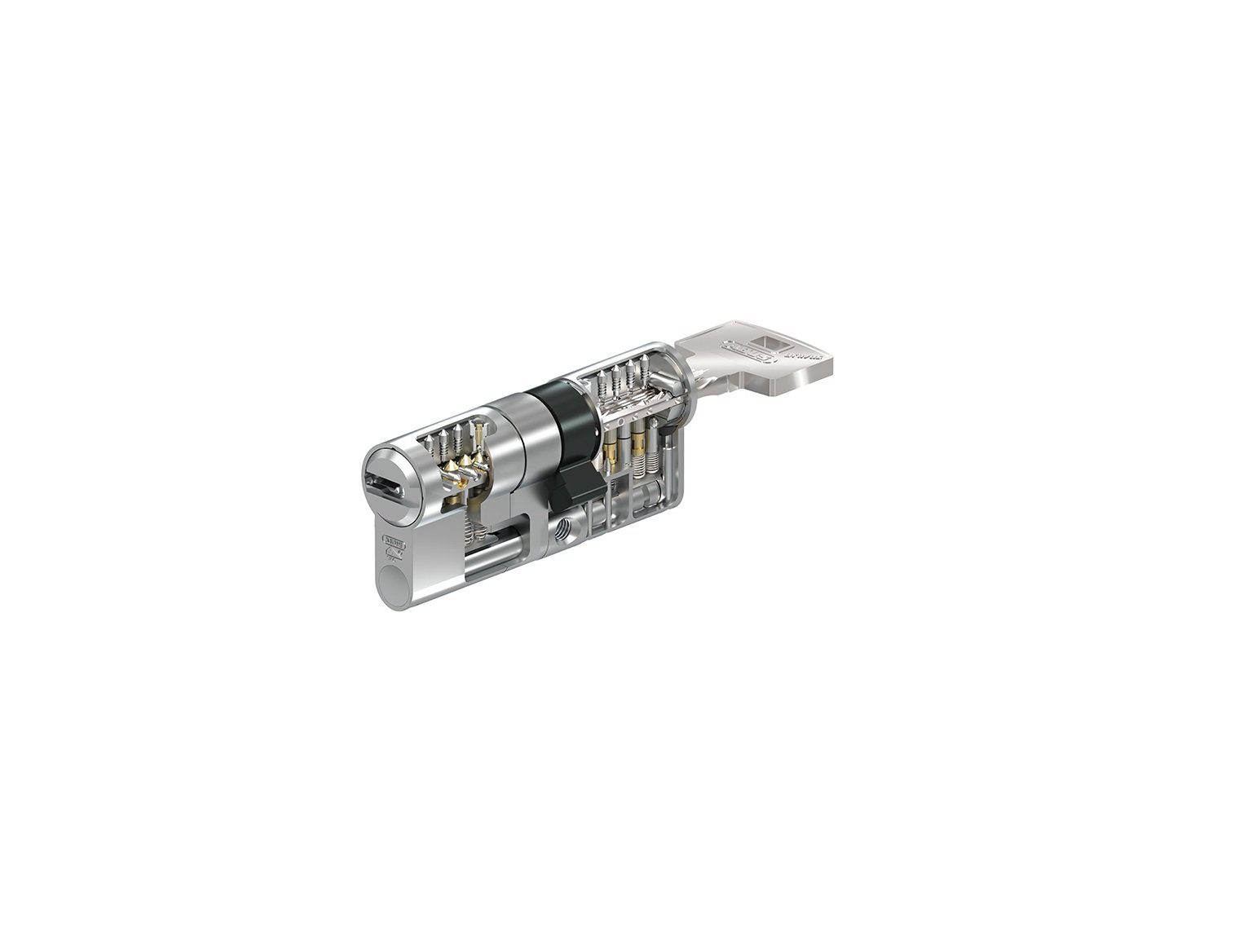 ABUS Profilzylinder ABUS Bravus 3500 MX Magnet Doppelzylinder, Länge versch. Längen, mit 3- 10 Schlüssel, SKG*** geprüft, Angriffswiderstandsklasse D, RC2/RC3 Level geeignet, mit Not- u. Gefahrenfunktion