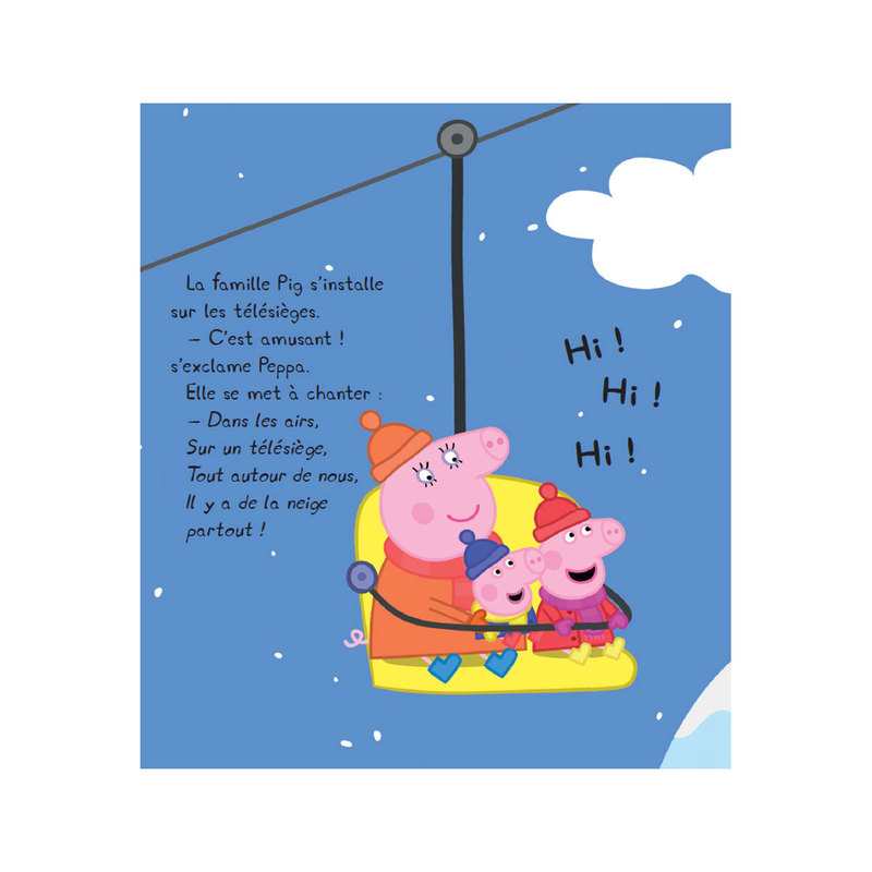 Livre Peppa fait du ski - Hachette Jeunesse