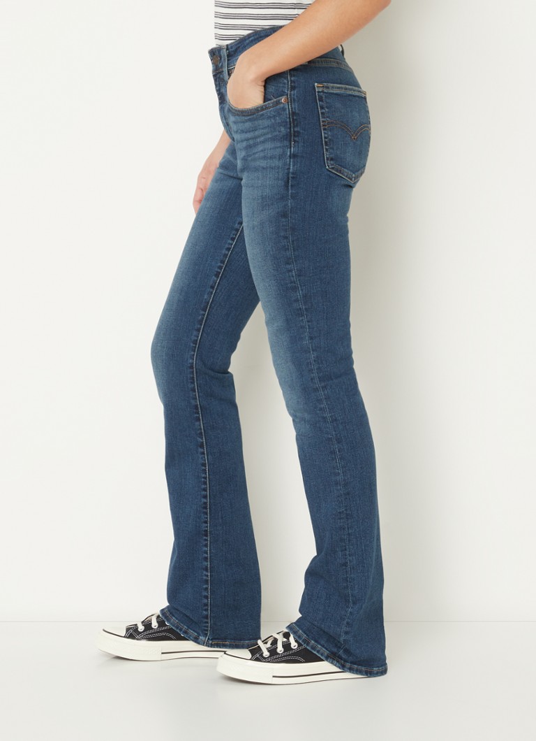 Levi's 725 High-Waisted Bootcut Blue Wave