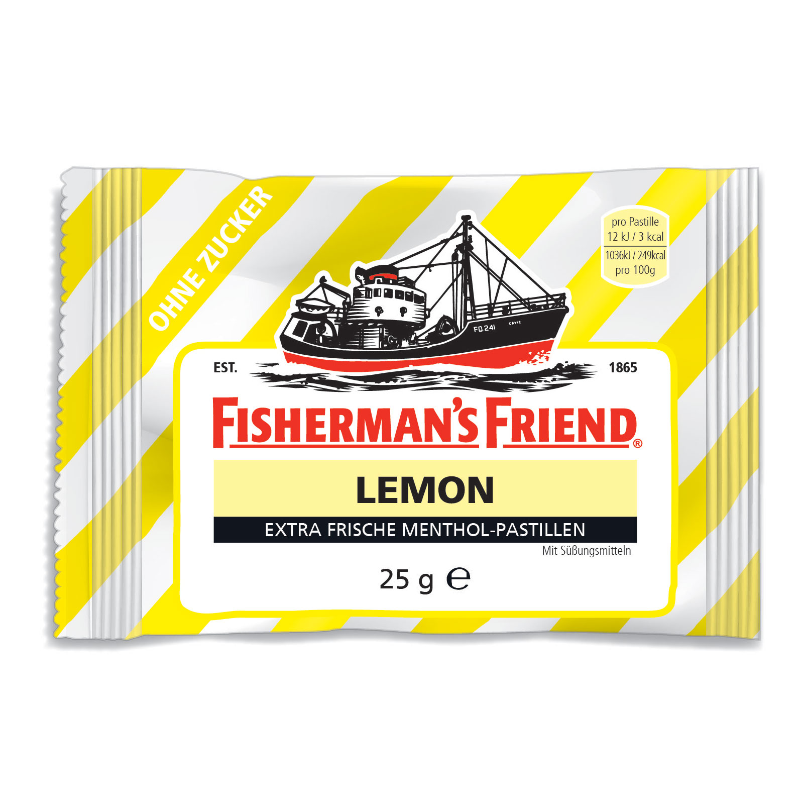 Fisherman's Friend Lemon ohne Zucker 24x25g