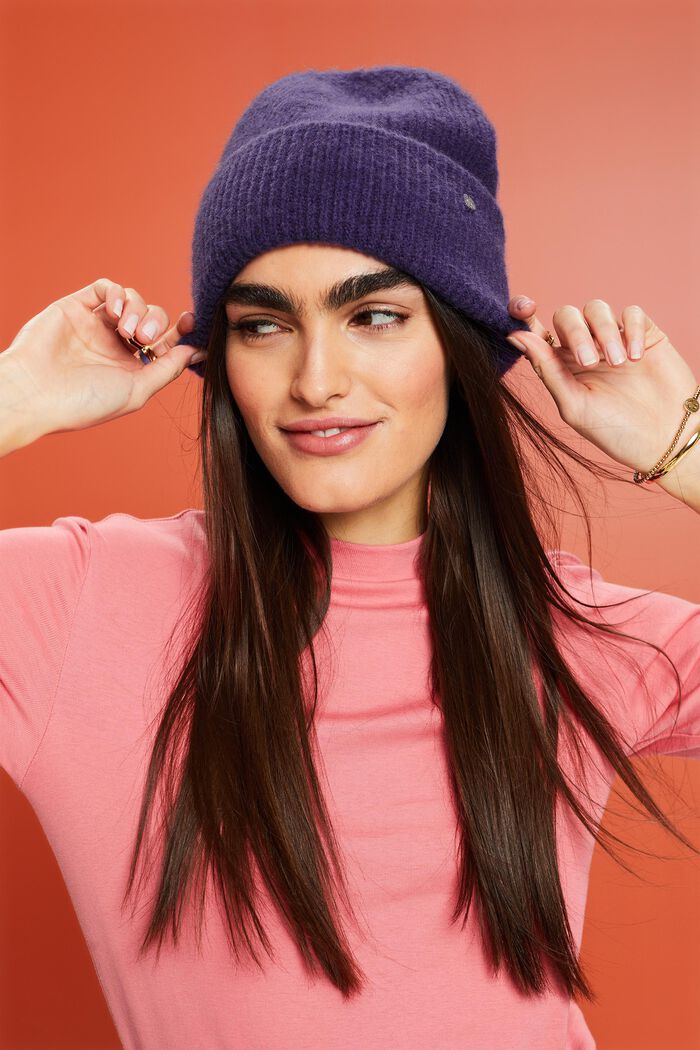 Rippstrick-Beanie