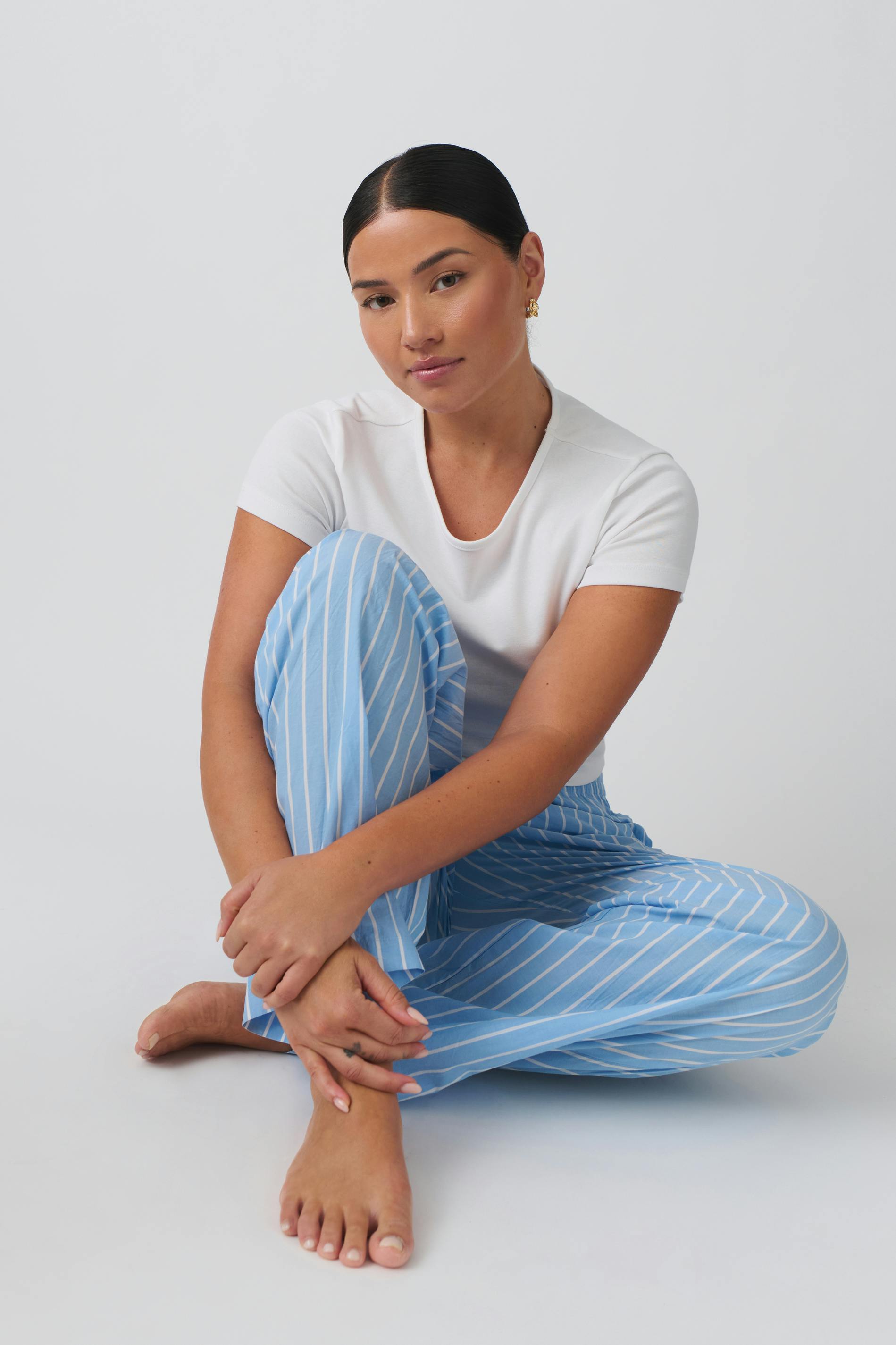 Poplin pyjamas trousers