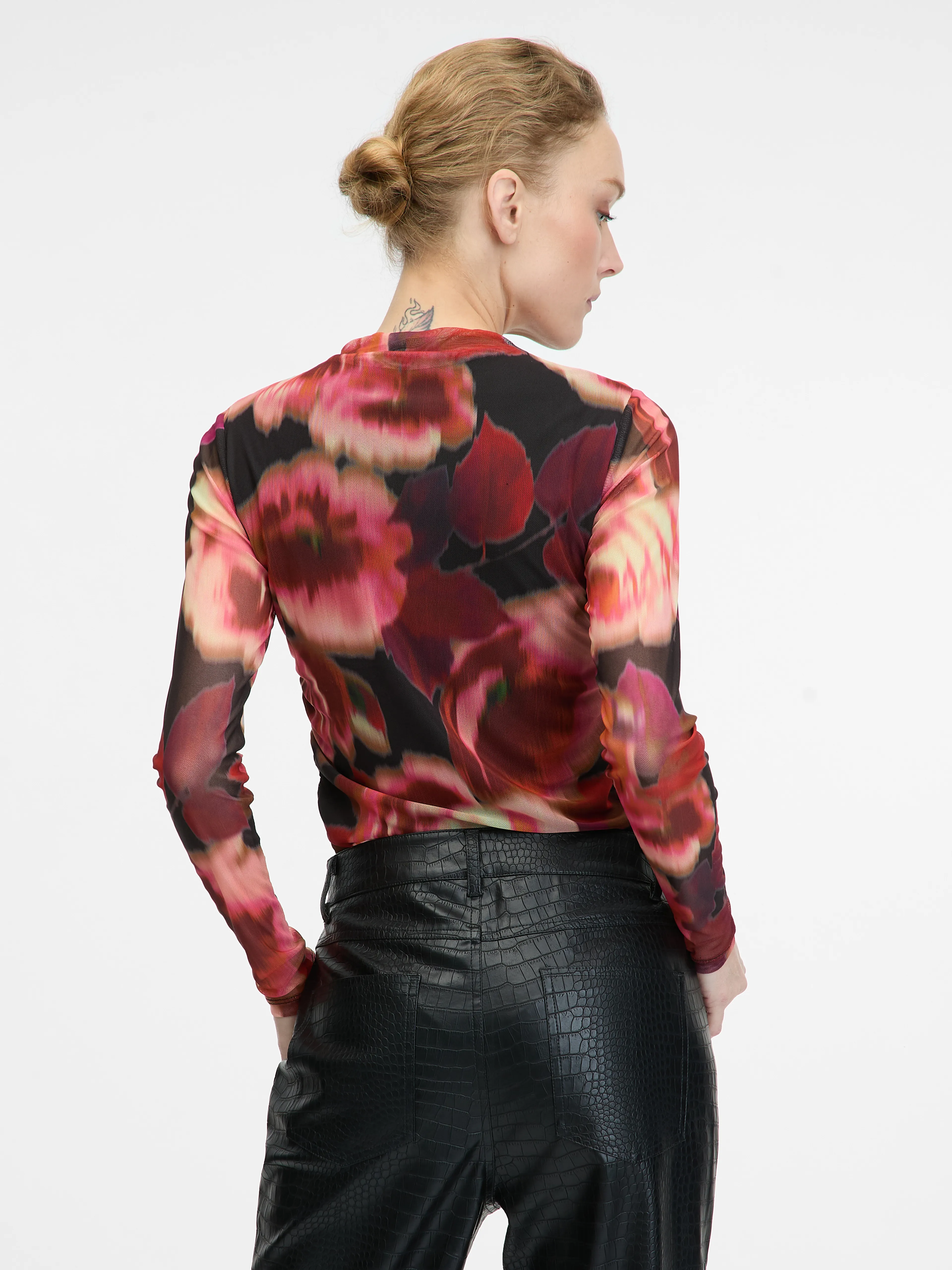 Rotes Damen-Langarm-T-Shirt ORSAY