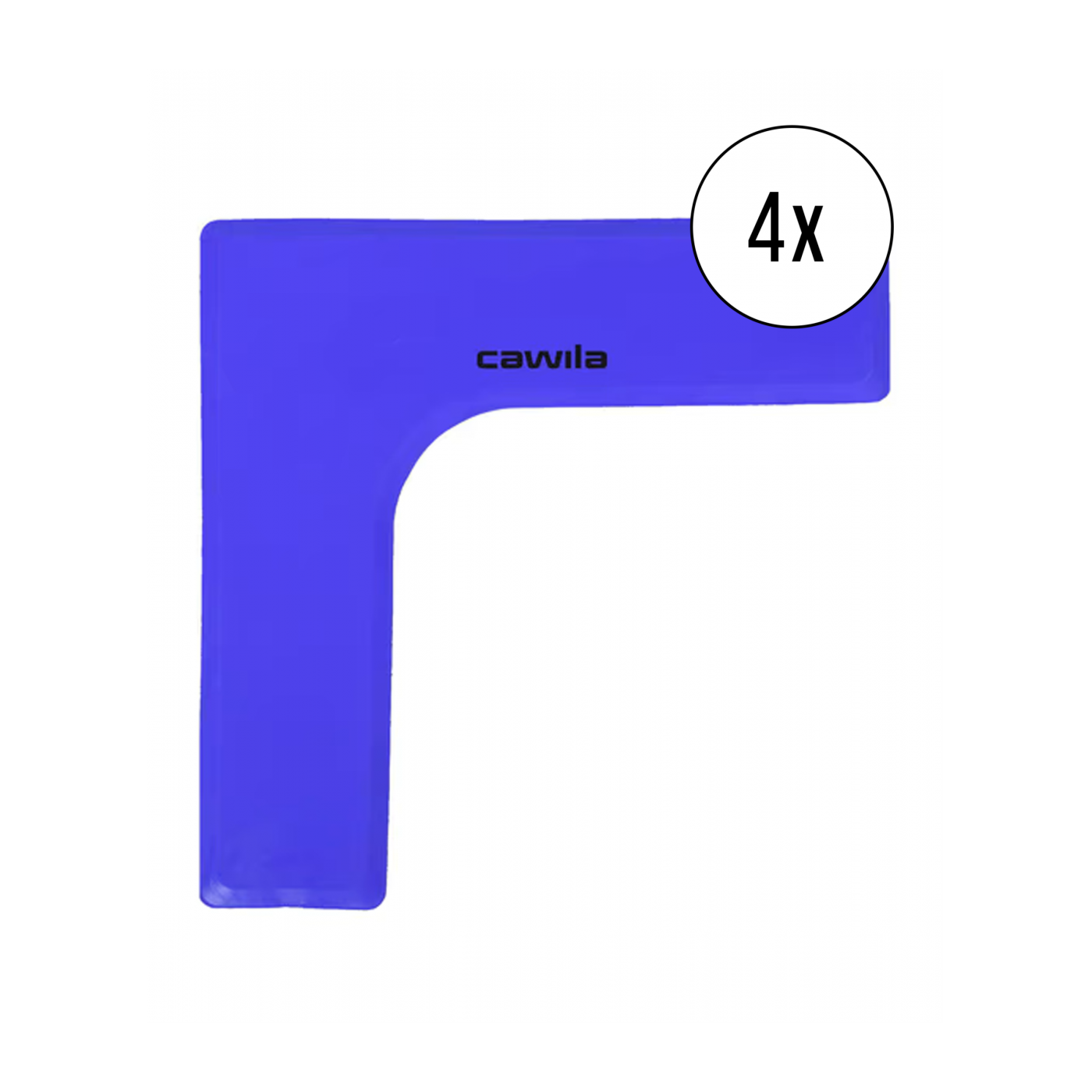 Cawila Marker-System Ecke 27 x 27 x 7,5cm 4er Set Blau