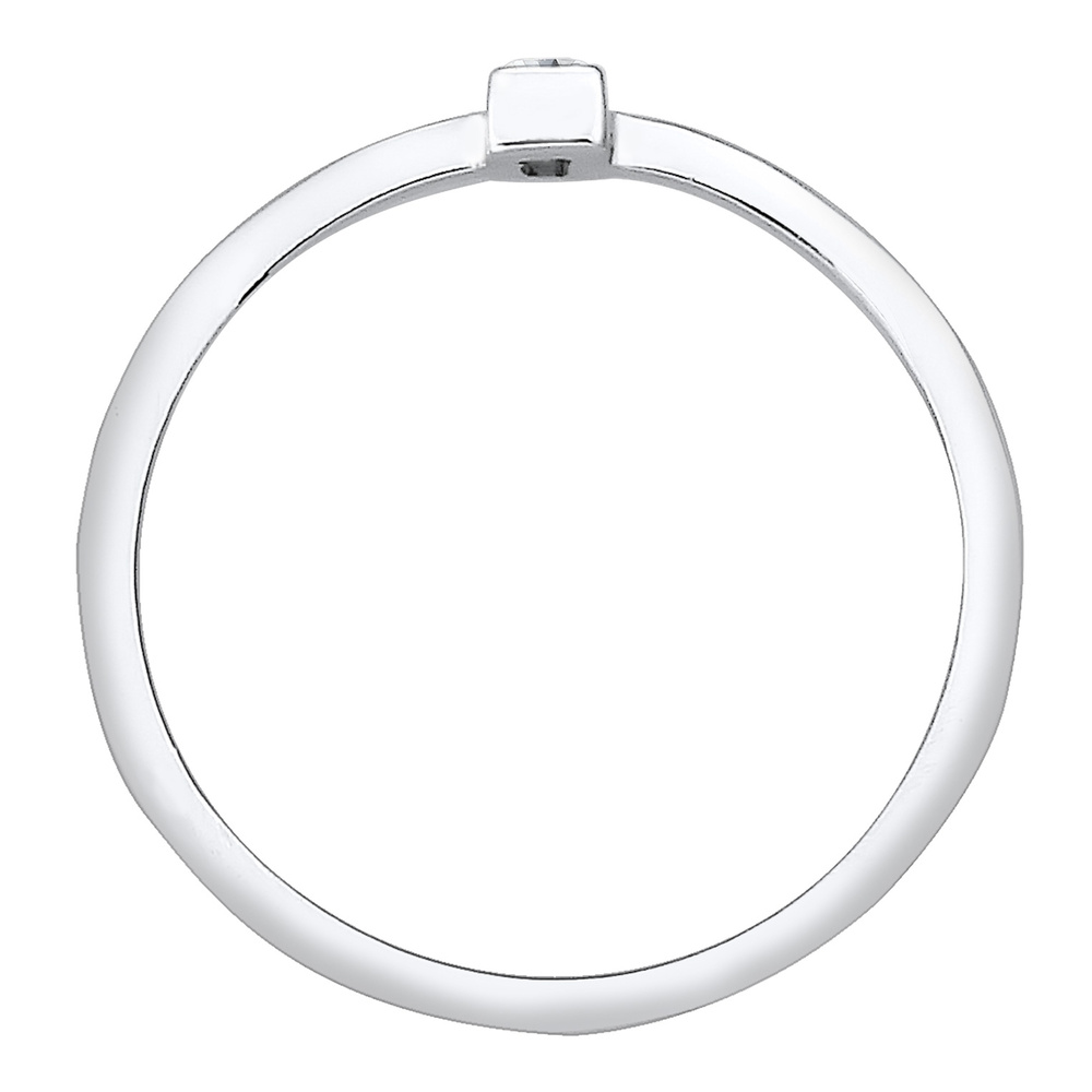 Elli PREMIUM Elli PREMIUM Bague dames avec pierre Geo Topaz Vintage en argent sterling 925 Bague