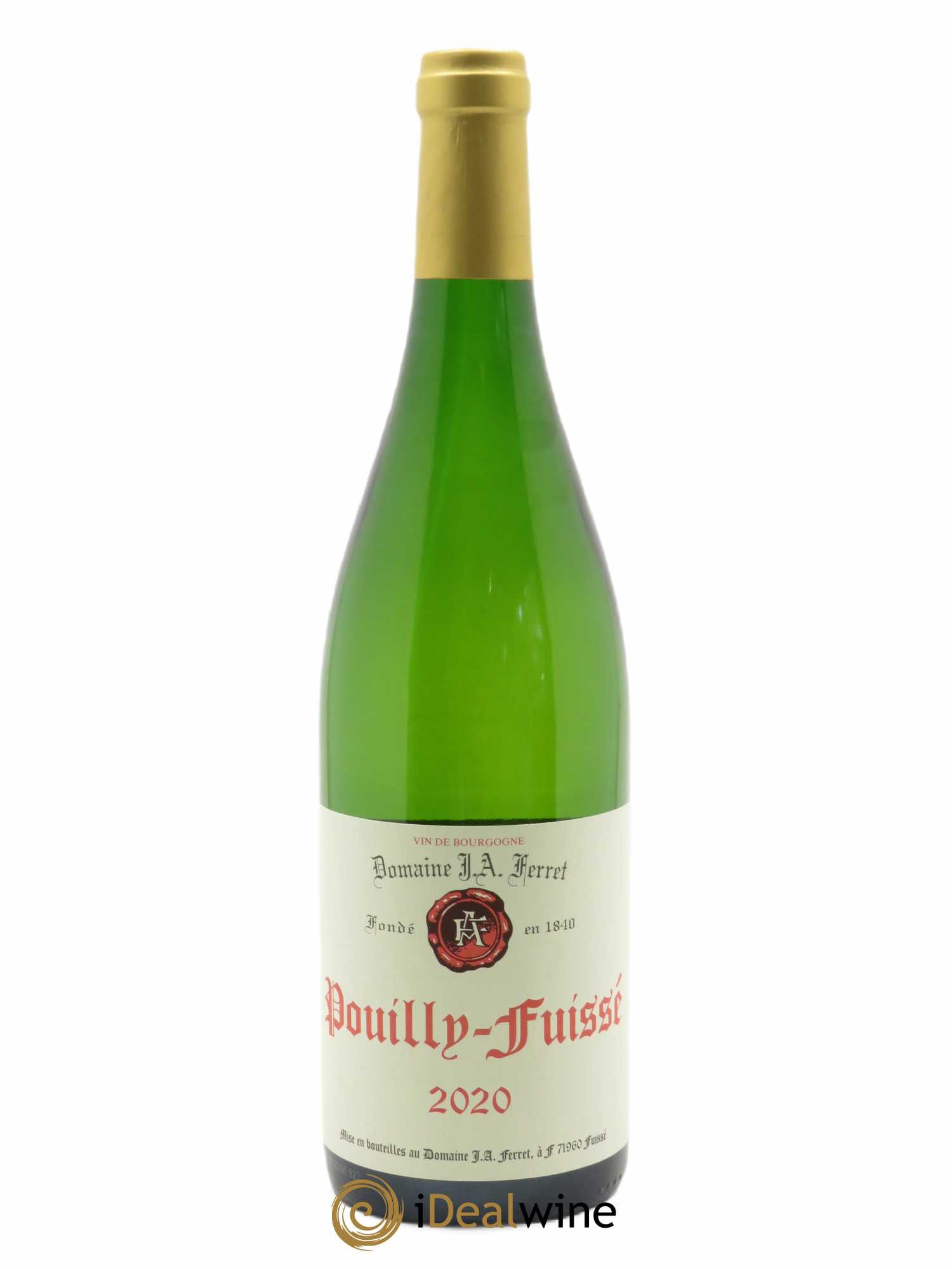 Pouilly-Fuissé J.A. Ferret (Domaine)  2020 - Lot de 1 Bouteille