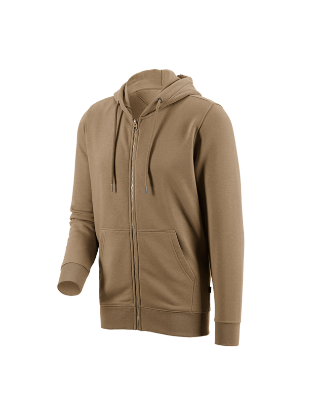 e.s. Hoody-Sweatjacke poly cotton