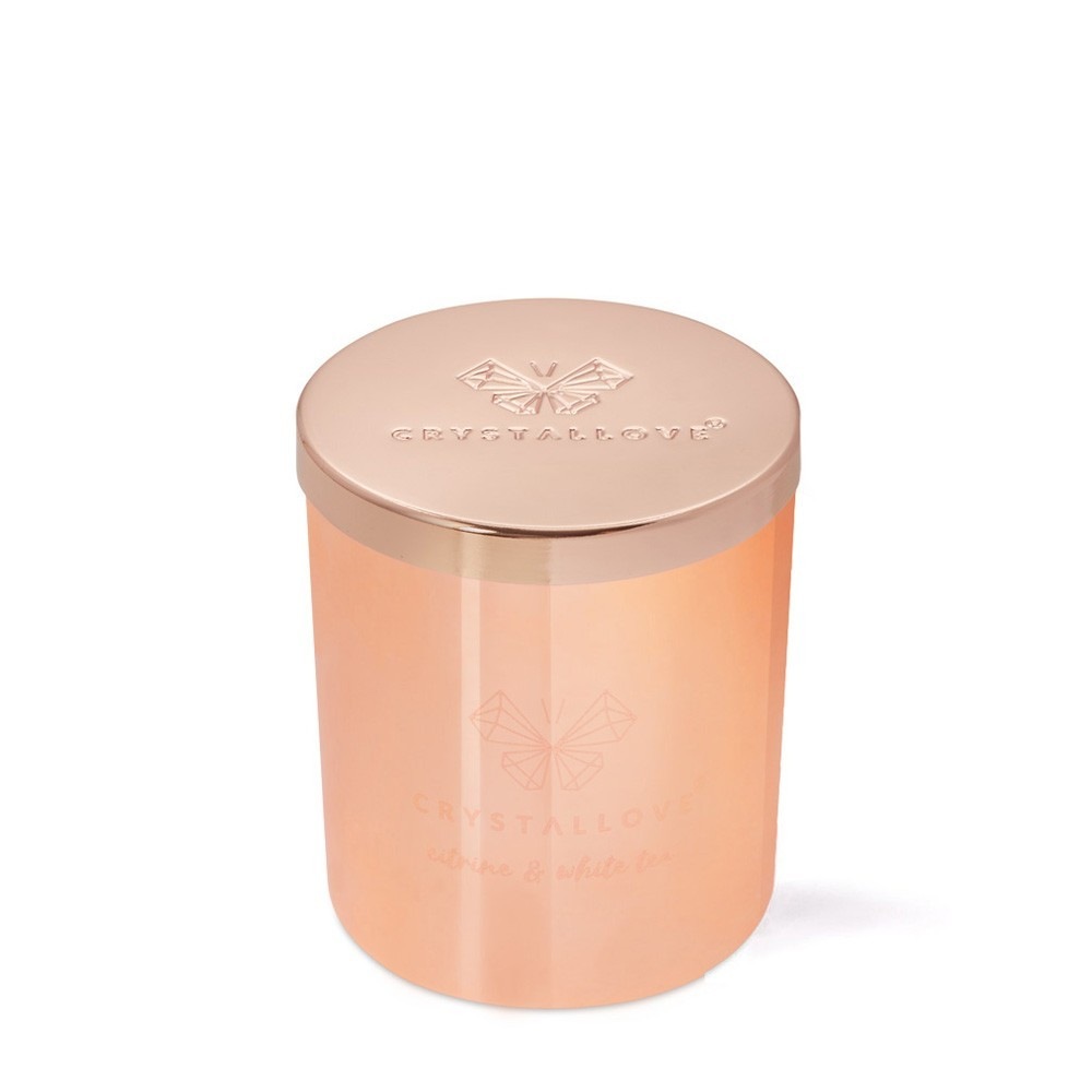Świeca Crystallove Soy Citrine & White Tea – edycja limitowana