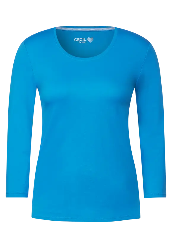 CECIL Basic Shirt mit Rundhals