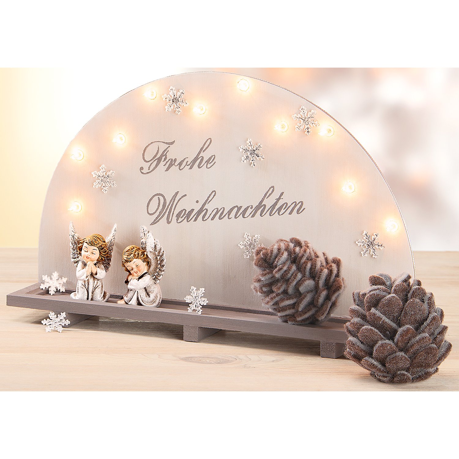 Lichterbogen aus Holz