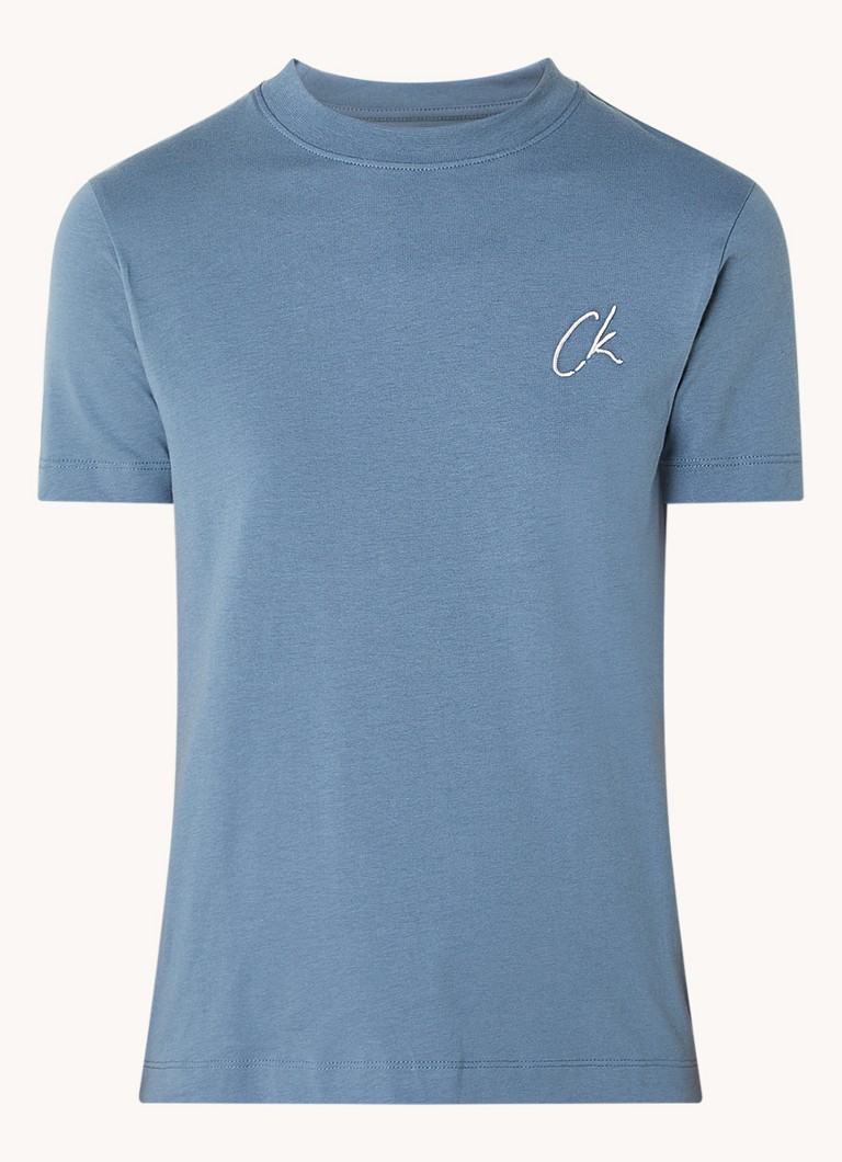 T-shirt Calvin Klein con logo ricamato