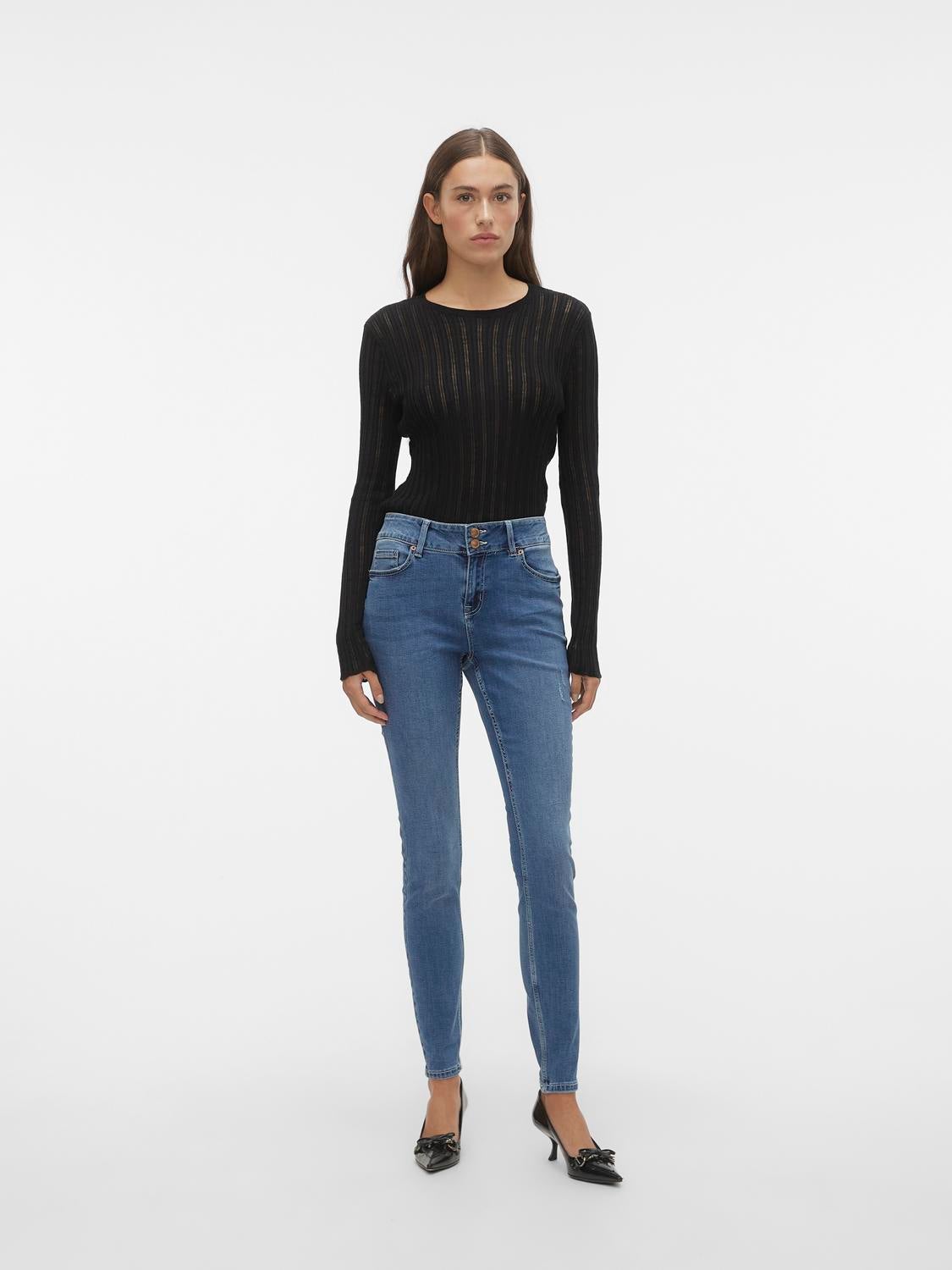 VMKIMMI Mid Rise Slim Fit Jeans
