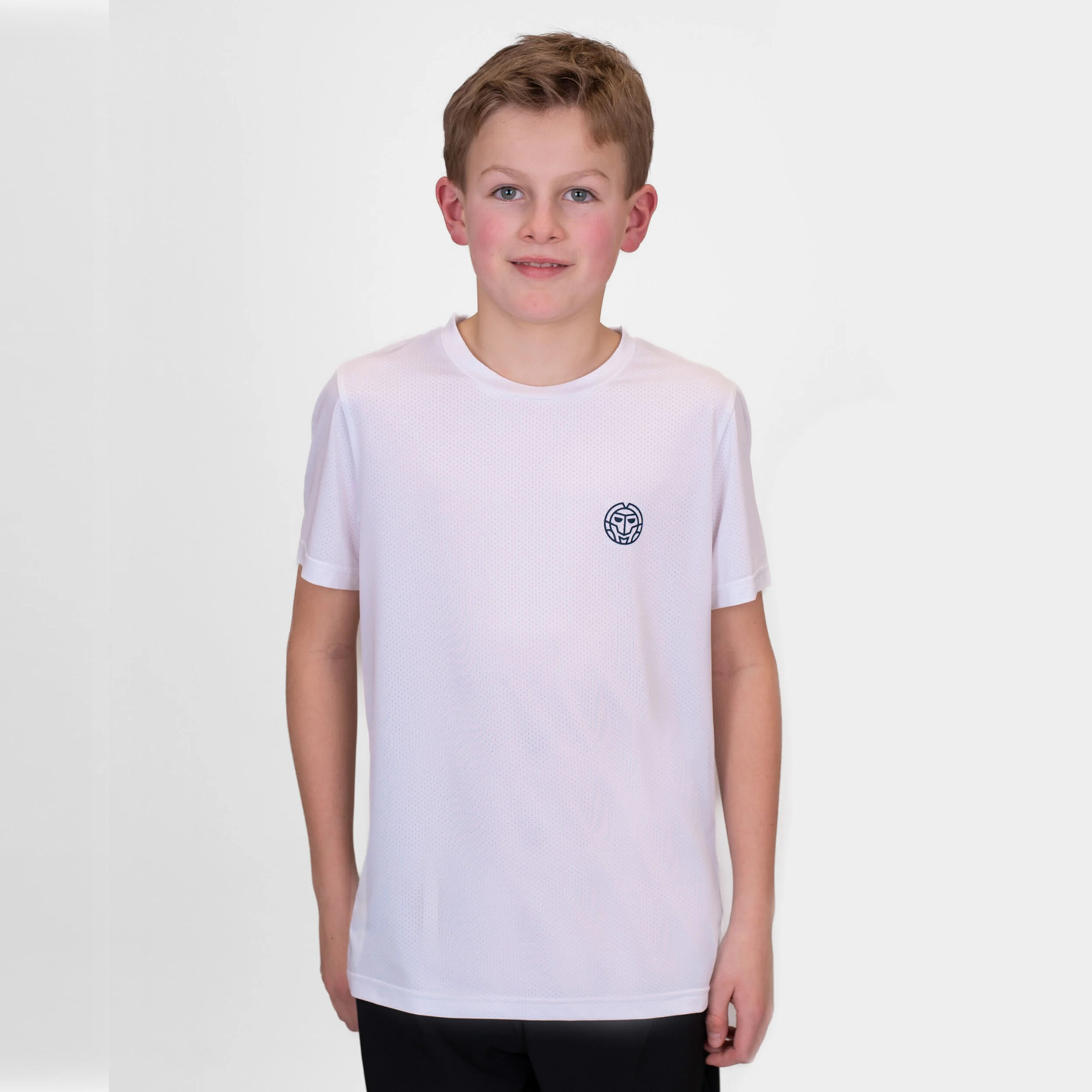 Crew T-Shirt Jungen - Weiß