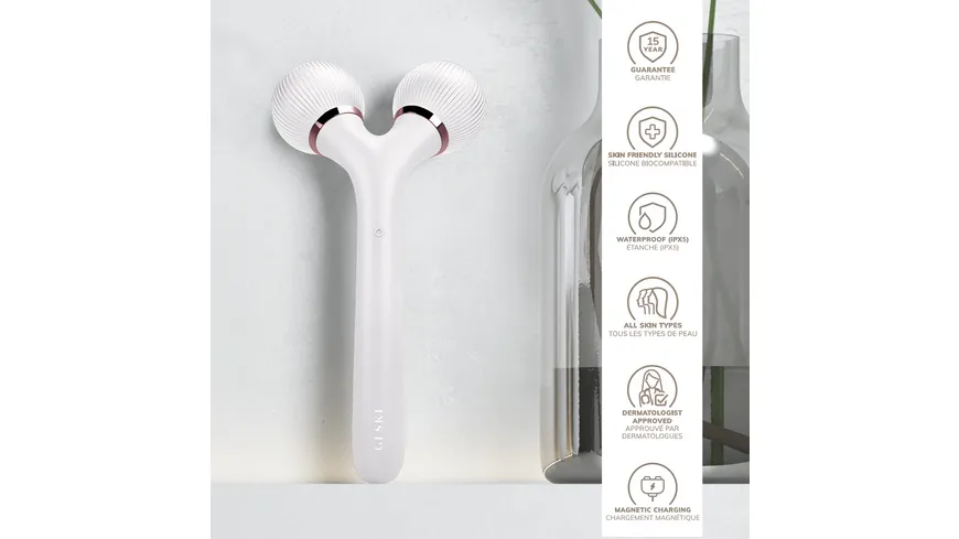 GESKE Sonic Facial & Body Roller 4 IN 1 weiß
