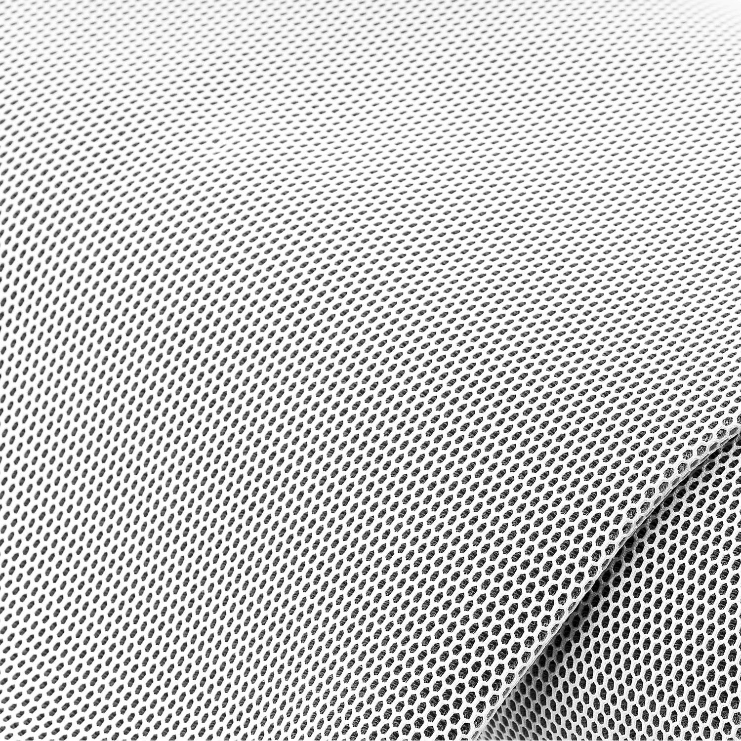Möbelstoff 3D-Netzoptik, weiß