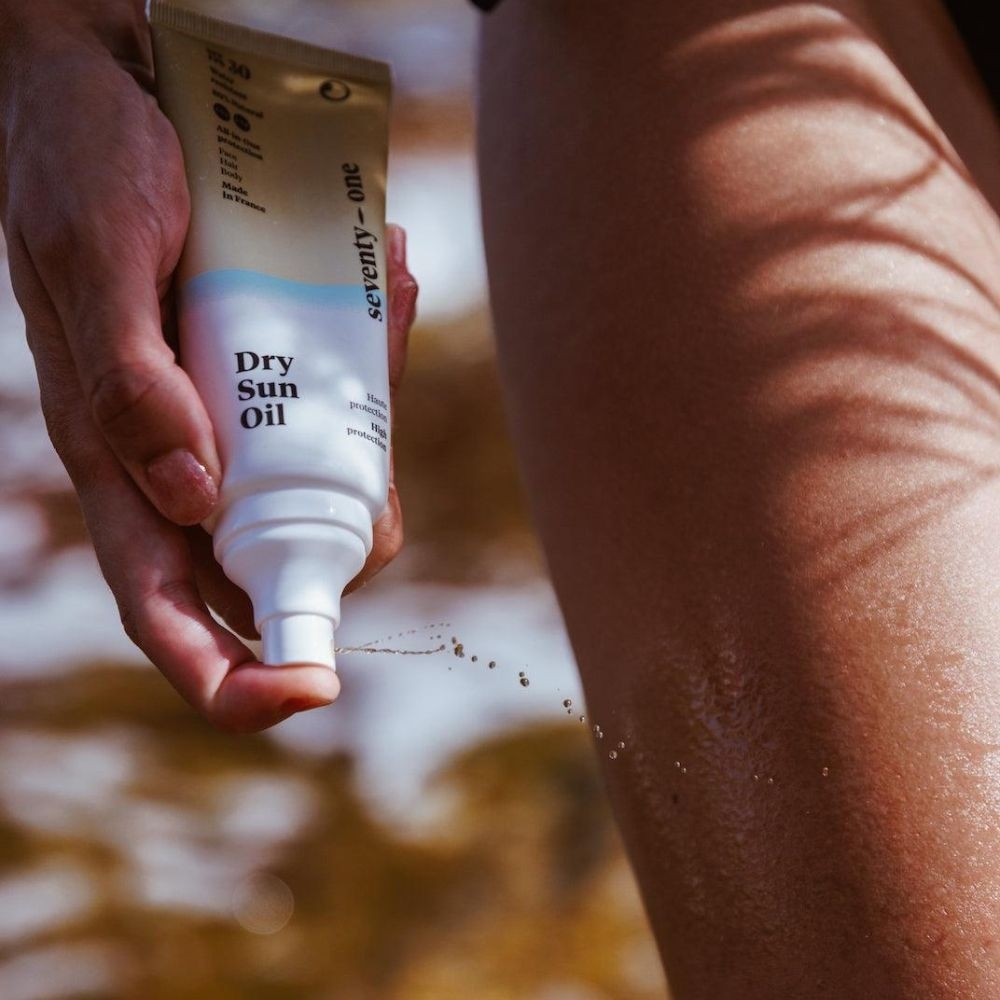 SeventyOne Percent suchý opaľovací olej 3 v 1 suchý olej SPF30