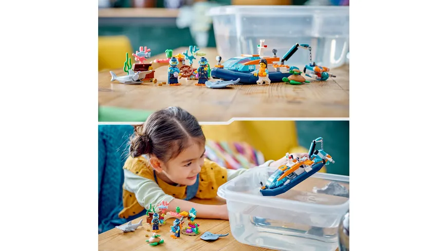 LEGO City 60377 Meeresforscher-Boot