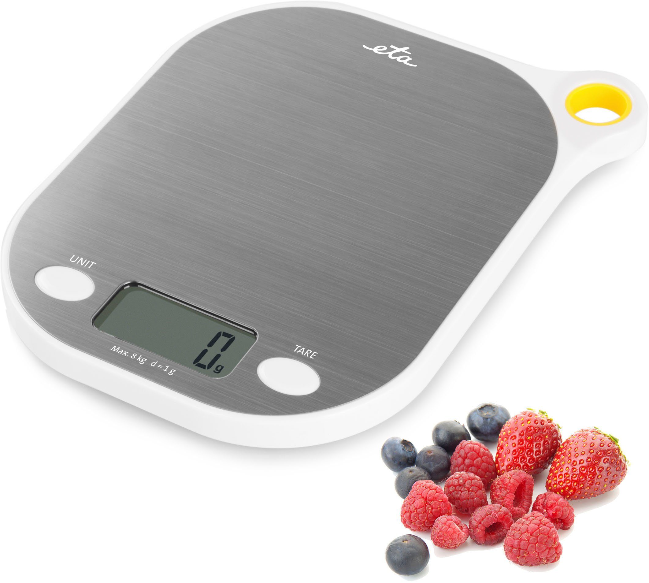 eta Küchenwaage GRAMI ETA377790000, (1-tlg), LCD Display, Tare Funktion, bis 8 kg