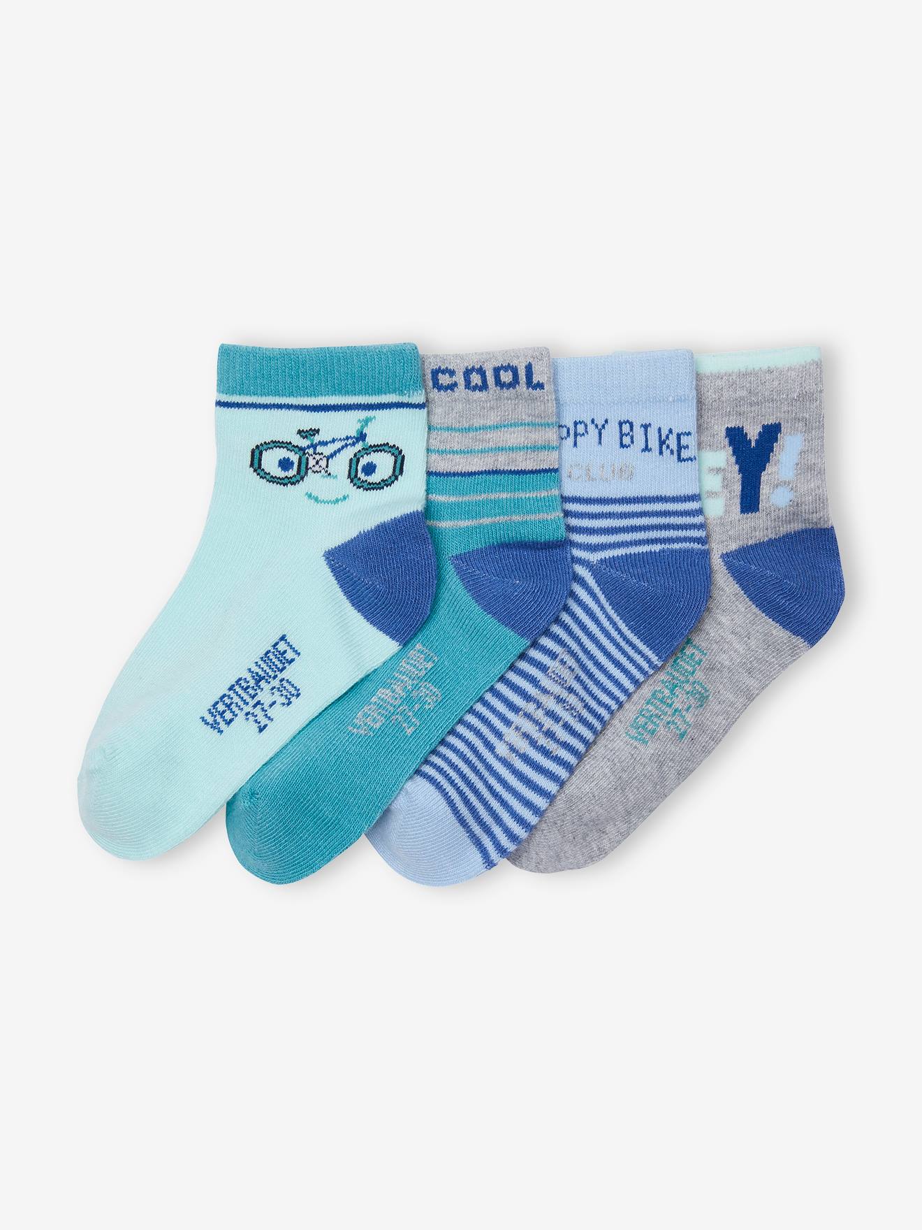 Lot de 4 paires de mi-chaussettes 
