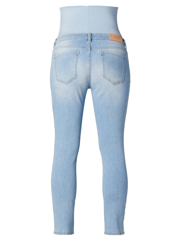 Noppies Slim Umstandsjeans Mila 7/8 in Light Blue Denim günstig kaufen
