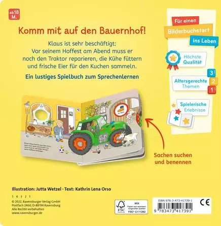 Wo ist bloß…? Mein Bauernhof-Buch zum Sachen suchen